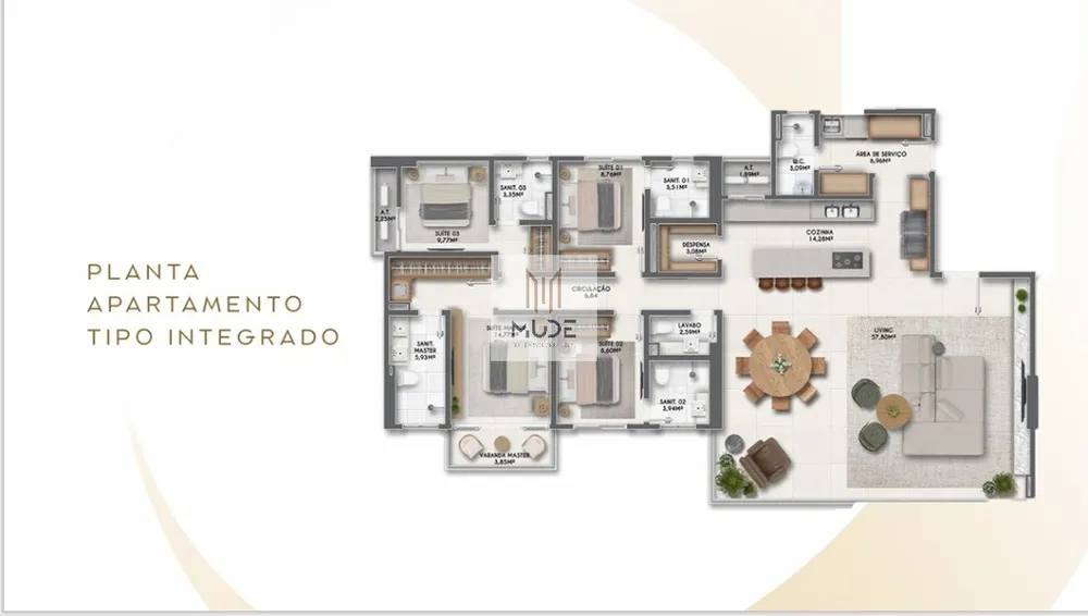 Apartamento, 4 quartos, 116 m² - Foto 7