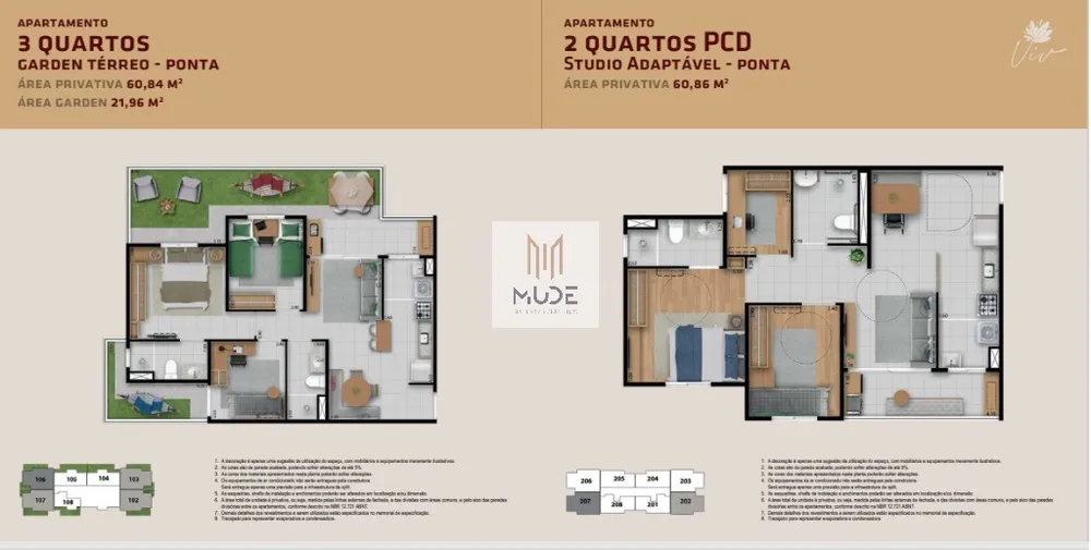 Apartamento, 3 quartos, 60 m² - Foto 10