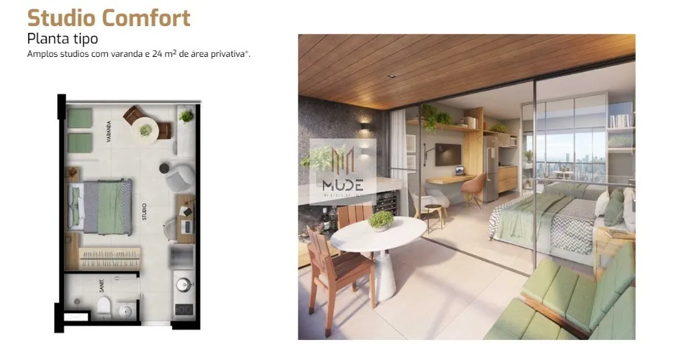 Apartamento, 1 quarto, 31 m² - Foto 5
