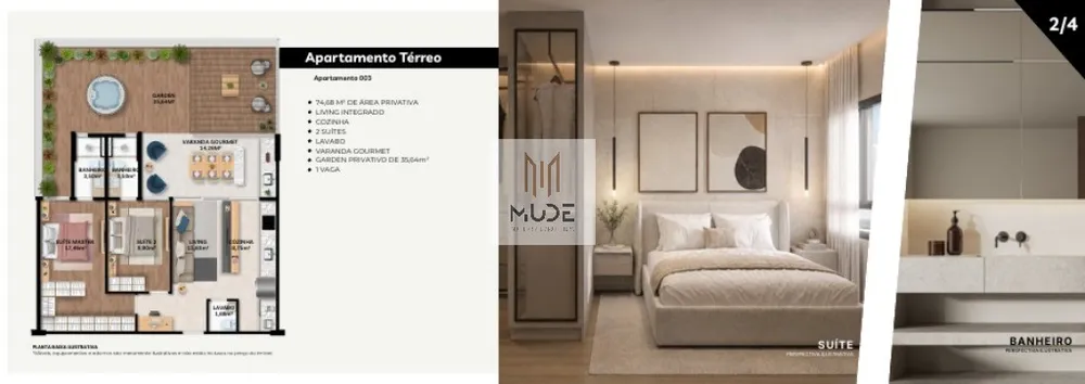 Apartamento, 2 quartos, 74 m² - Foto 6