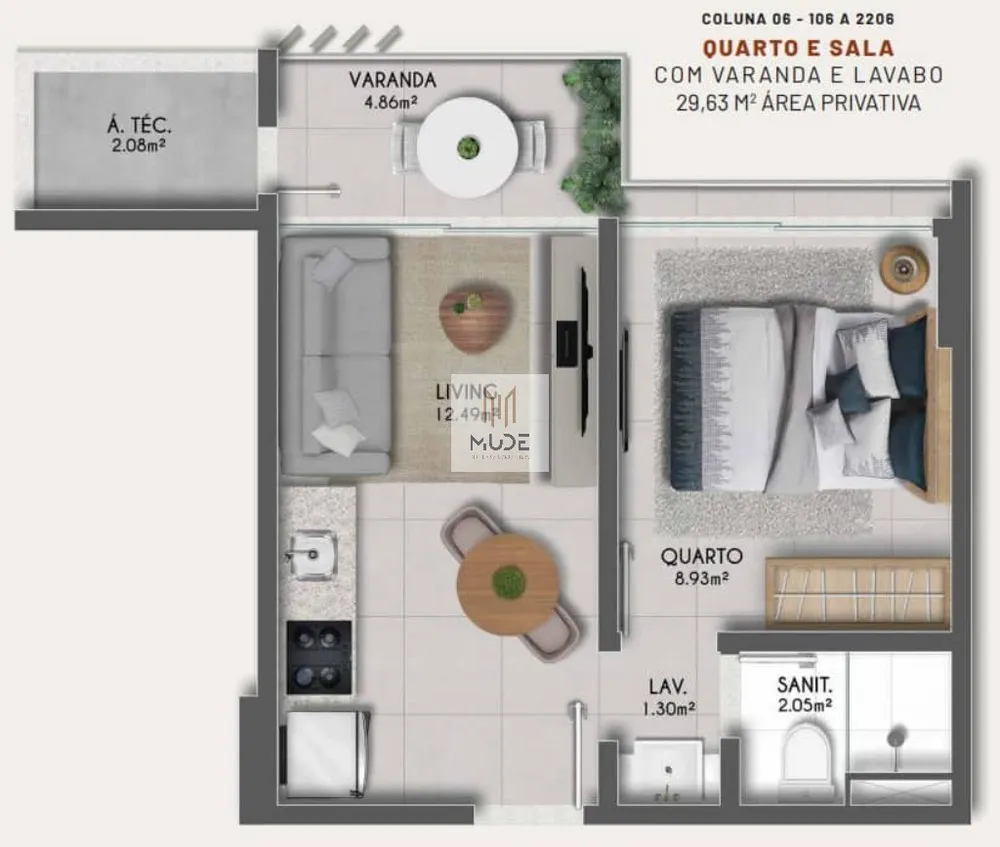 Apartamento, 2 quartos, 55 m² - Foto 6