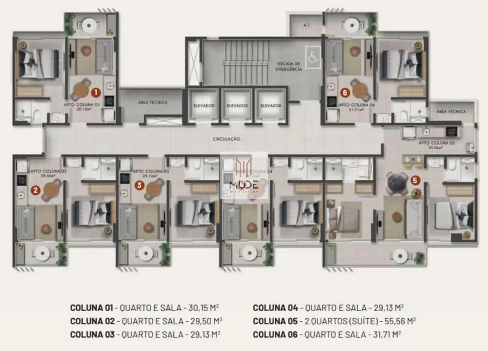 Apartamento, 2 quartos, 55 m² - Foto 12