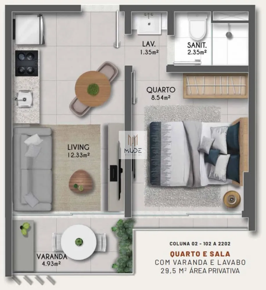Apartamento, 2 quartos, 55 m² - Foto 9