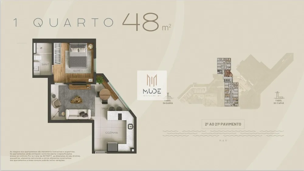 Apartamento, 1 quarto, 33 m² - Foto 11