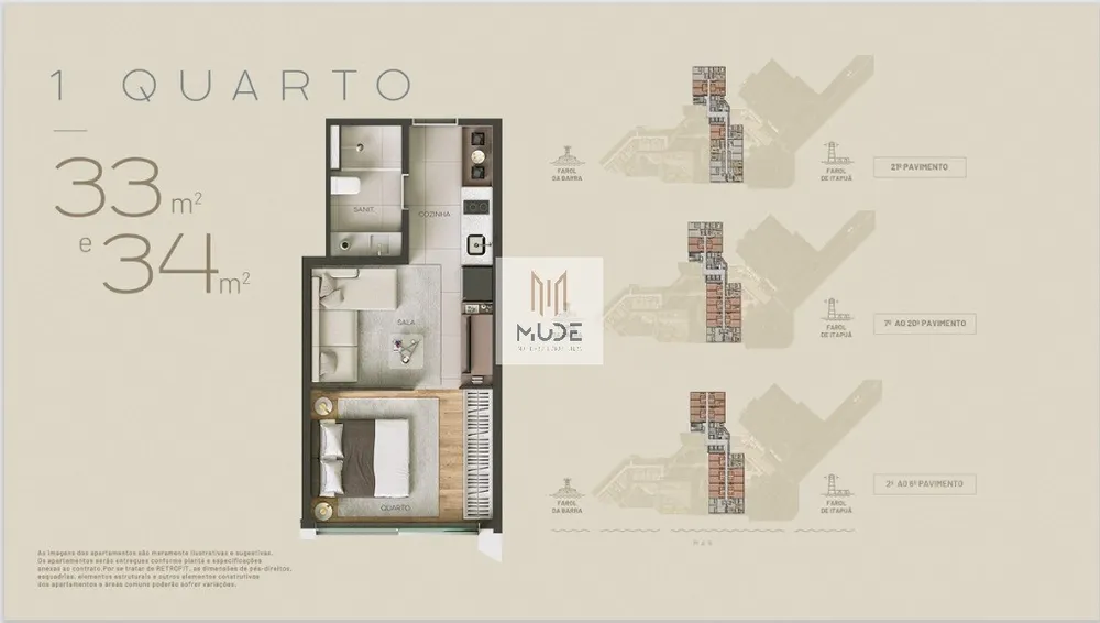 Apartamento, 1 quarto, 33 m² - Foto 10