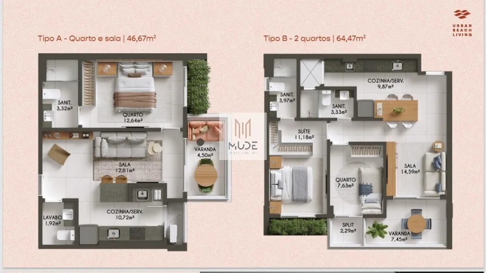 Apartamento, 1 quarto, 46 m² - Foto 12