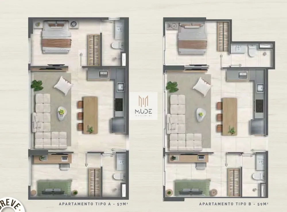 Apartamento, 2 quartos, 47 m² - Foto 8