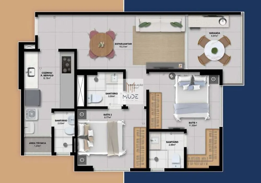 Apartamento, 3 quartos, 80 m² - Foto 9