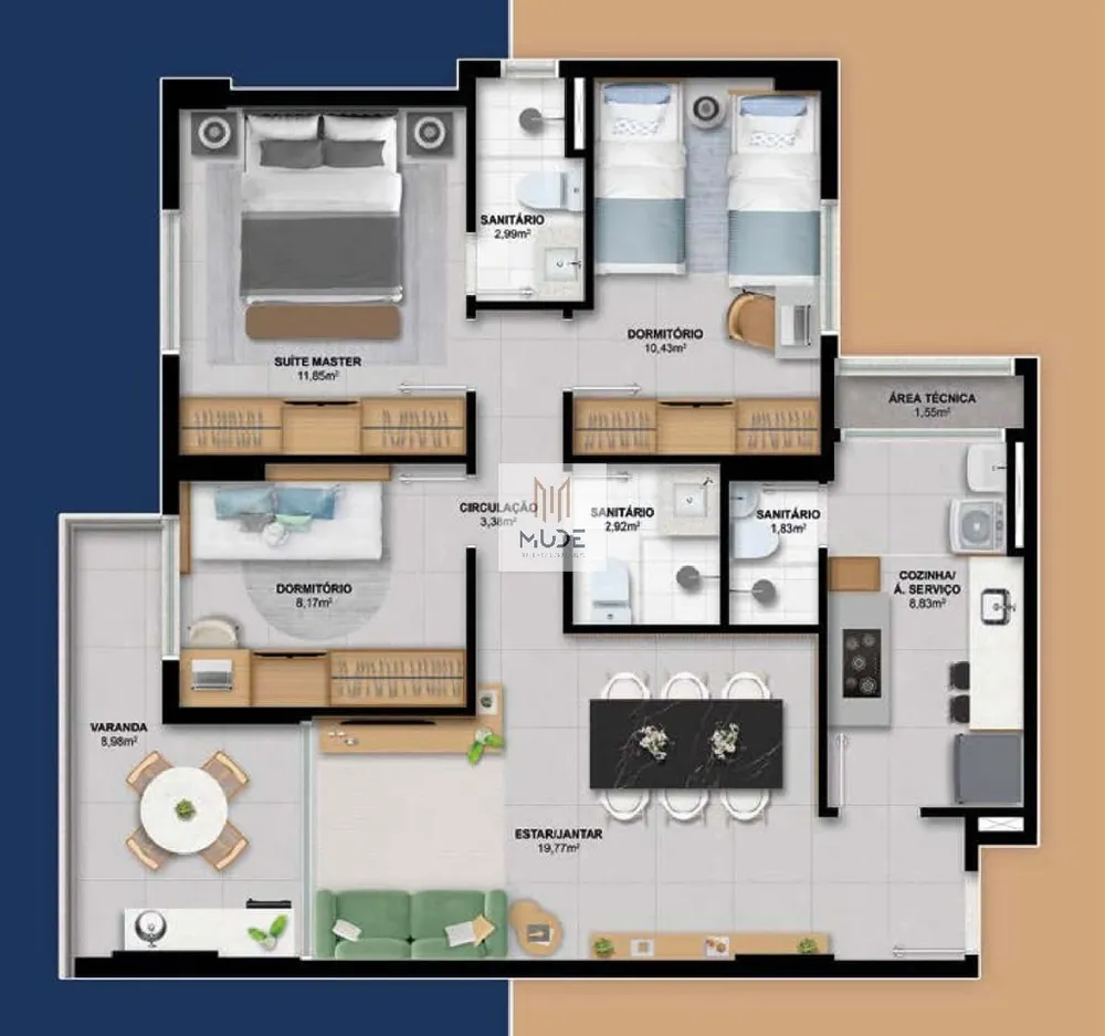 Apartamento, 3 quartos, 80 m² - Foto 6