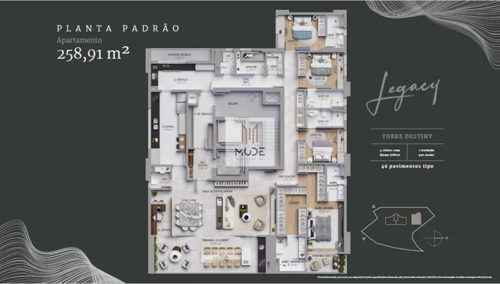 Apartamento, 4 quartos, 209 m² - Foto 4