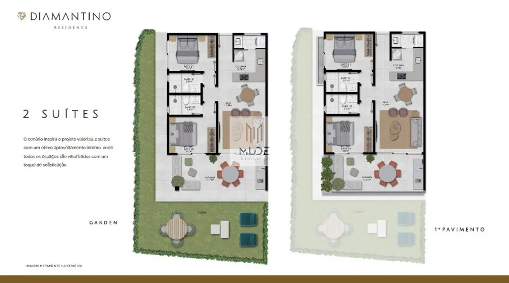 Apartamento, 2 quartos, 78 m² - Foto 2
