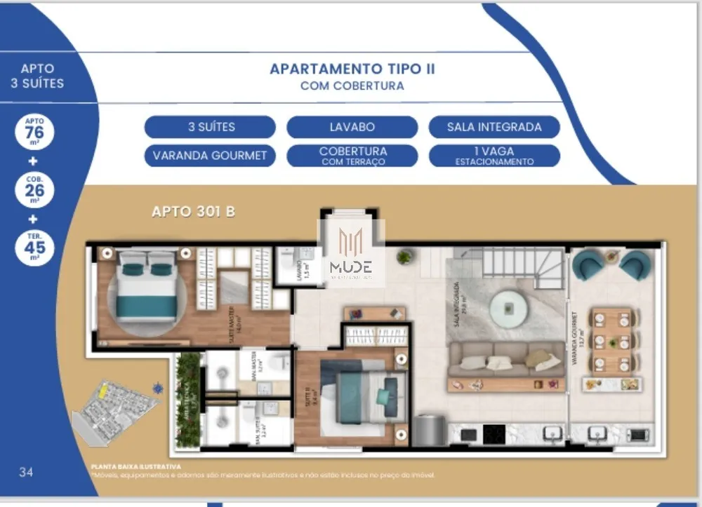 Apartamento, 2 quartos, 71 m² - Foto 12