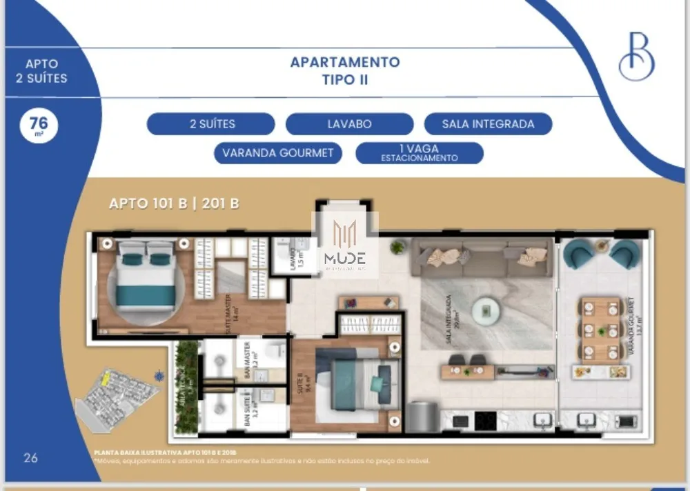 Apartamento, 2 quartos, 71 m² - Foto 10
