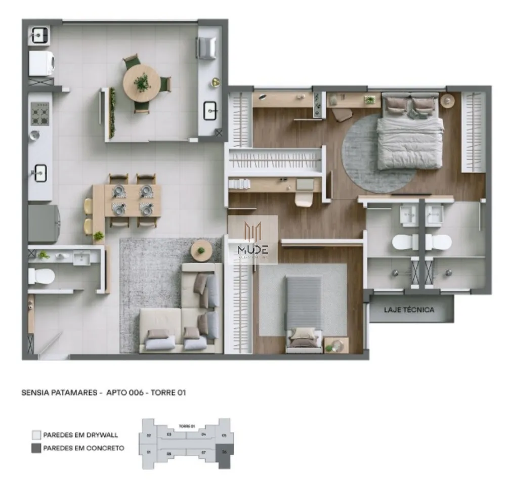 Apartamento, 2 quartos, 64 m² - Foto 8