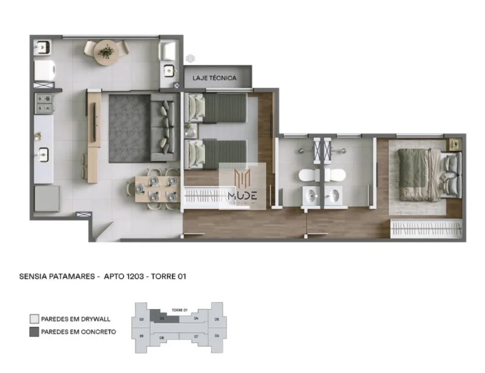 Apartamento, 2 quartos, 64 m² - Foto 3