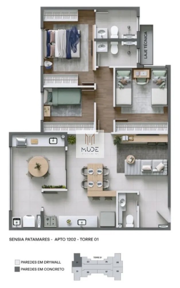 Apartamento, 2 quartos, 64 m² - Foto 4