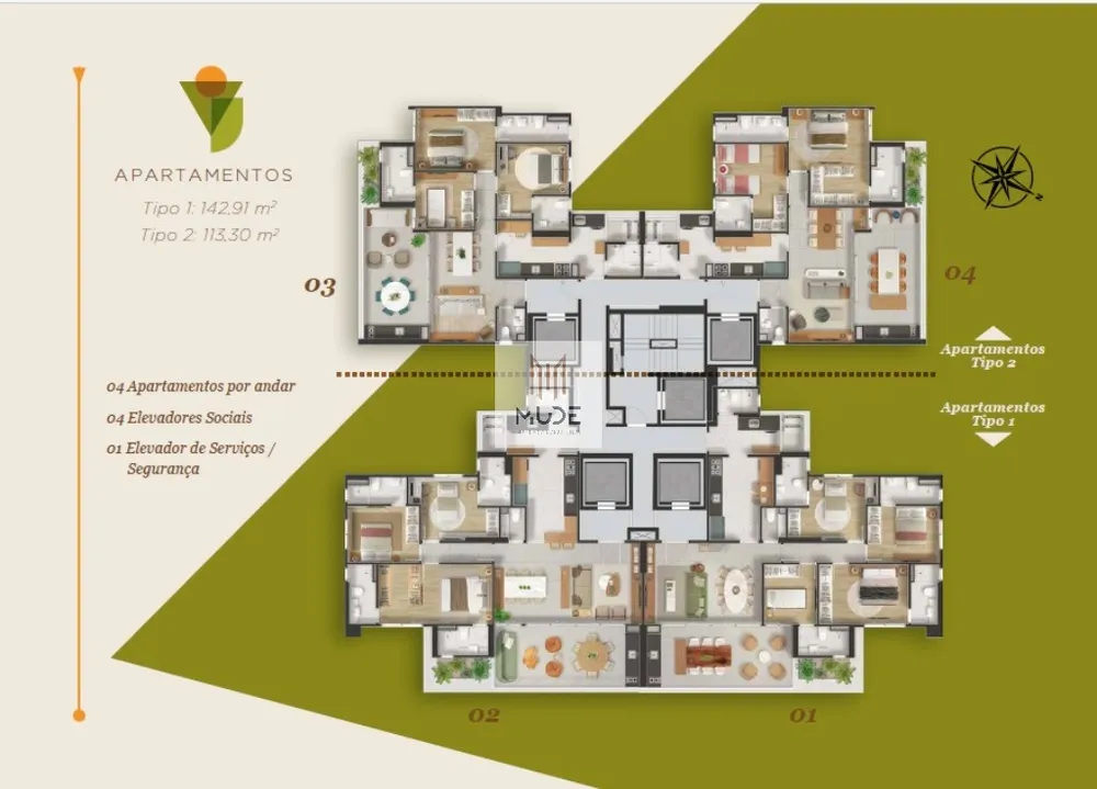 Apartamento, 3 quartos, 113 m² - Foto 3