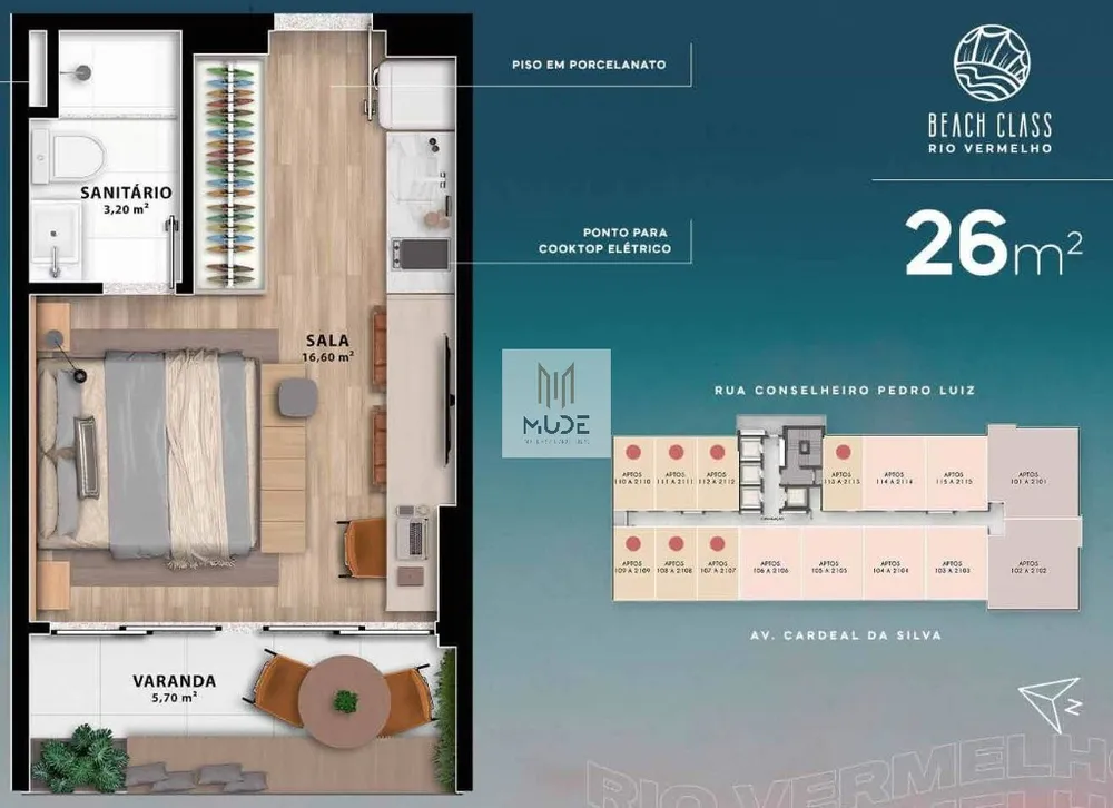 Apartamento, 1 quarto, 37 m² - Foto 9