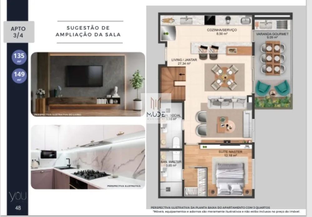 Cobertura, 4 quartos, 202 m² - Foto 8