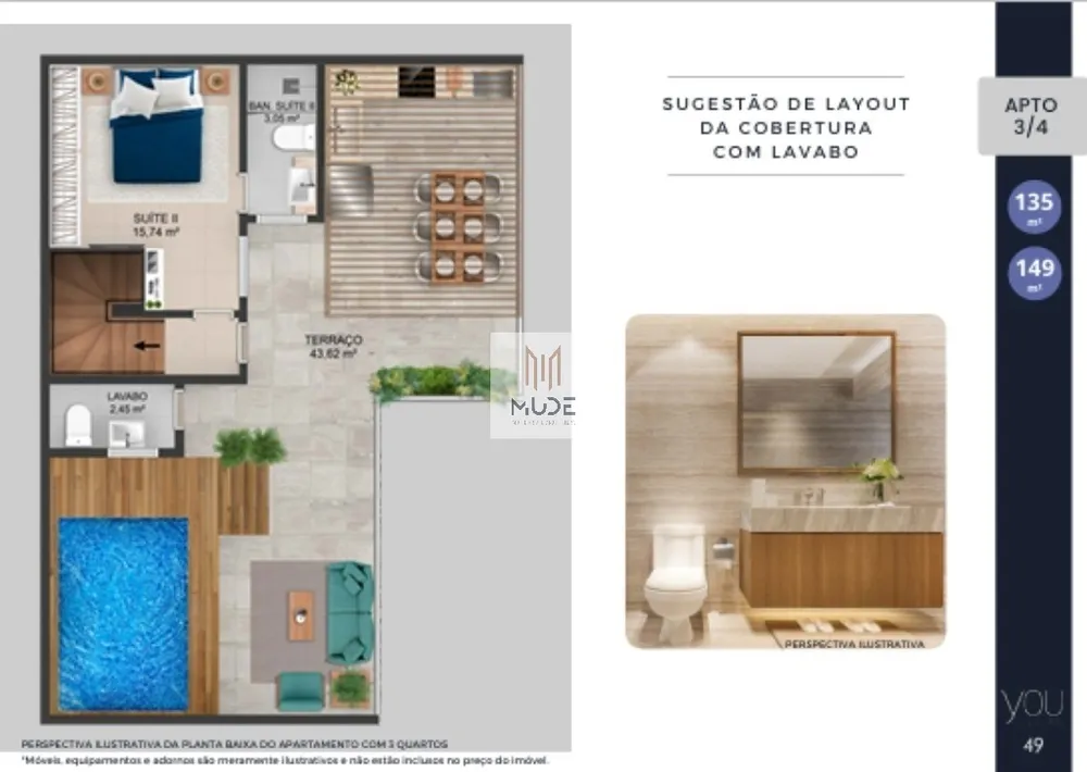 Cobertura, 4 quartos, 202 m² - Foto 9