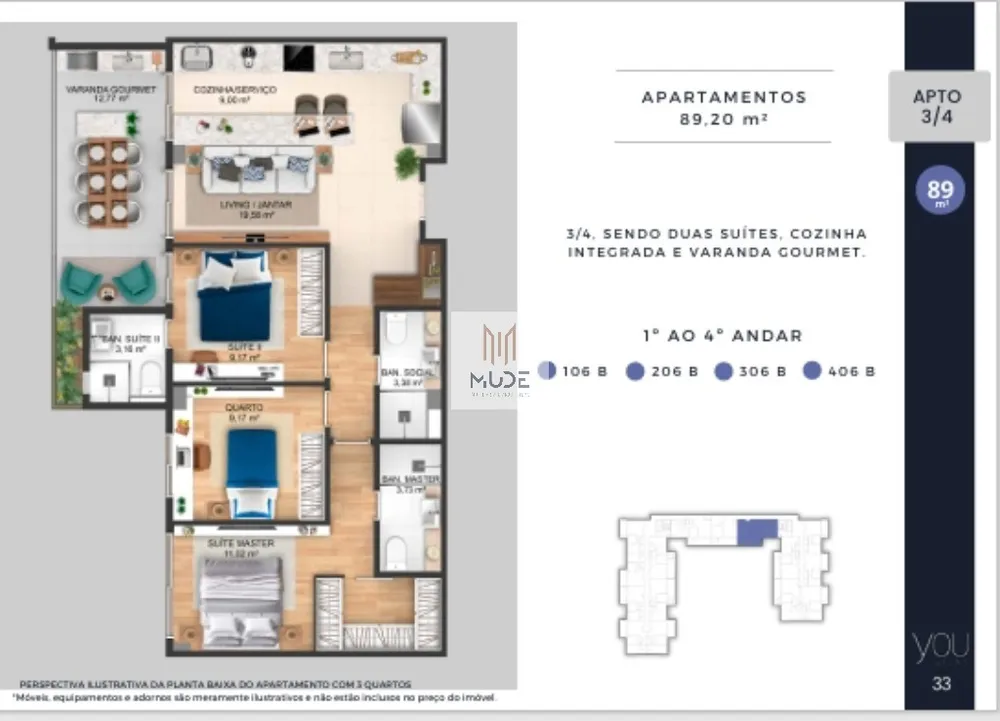 Cobertura, 4 quartos, 202 m² - Foto 4