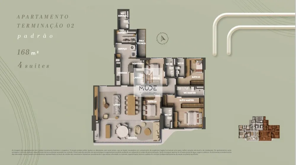 Apartamento, 4 quartos, 168 m² - Foto 10