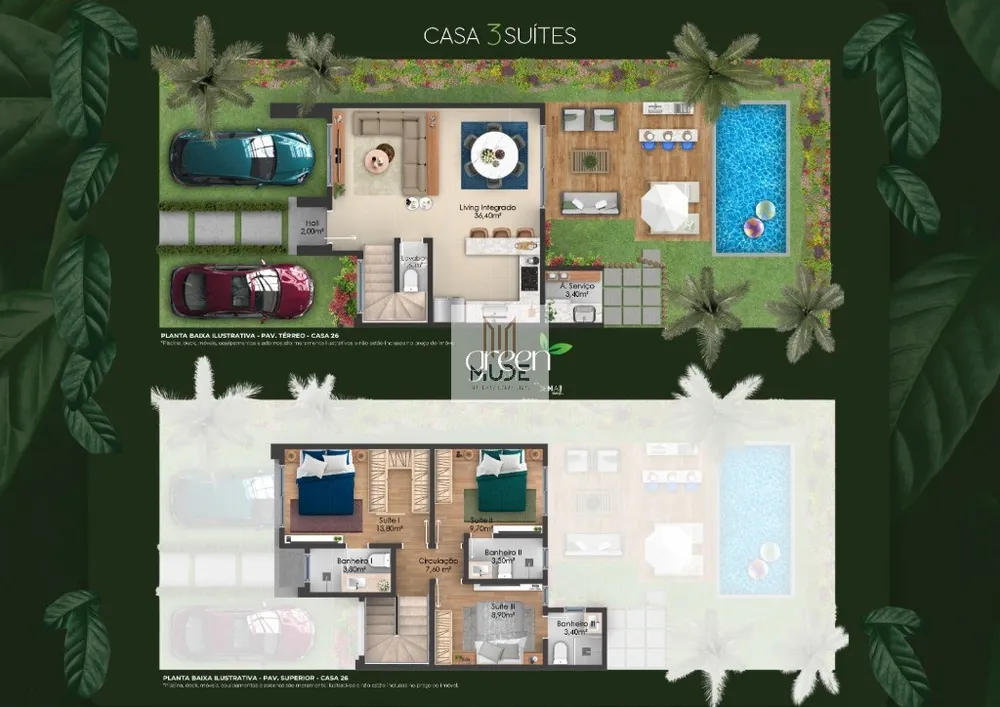 Casa, 3 quartos - Foto 3