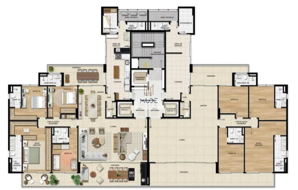 Apartamento, 4 quartos, 245 m² - Foto 9
