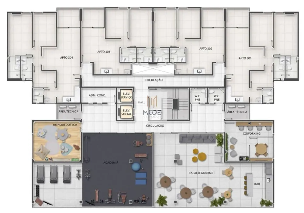 Apartamento, 3 quartos, 76 m² - Foto 4