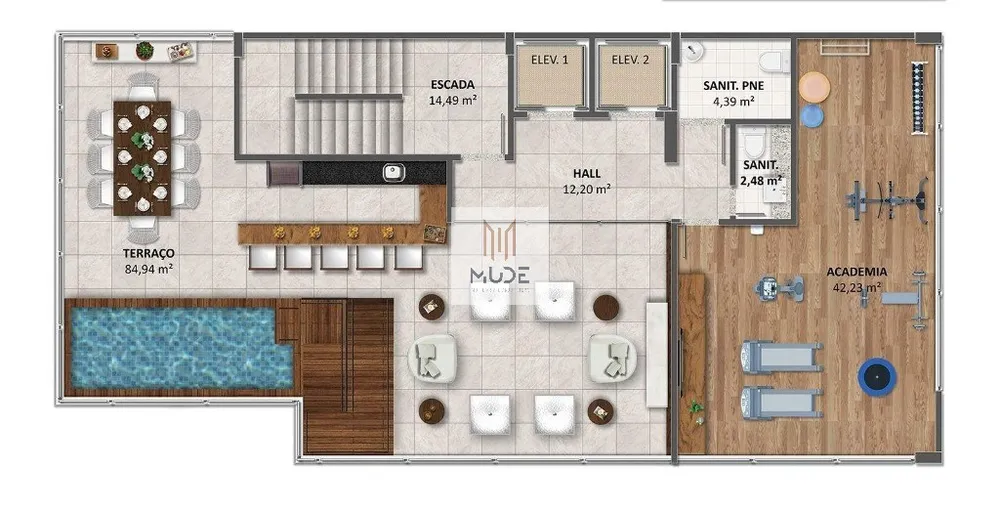 Apartamento, 1 quarto, 50 m² - Foto 1