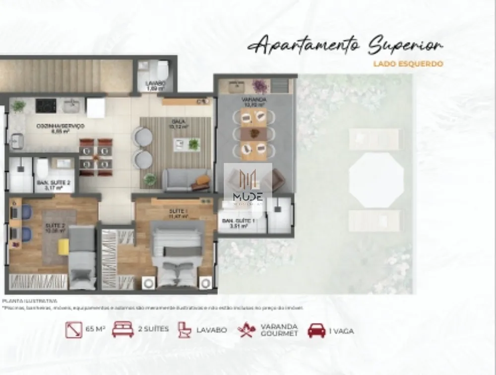 Apartamento, 2 quartos, 69 m² - Foto 10