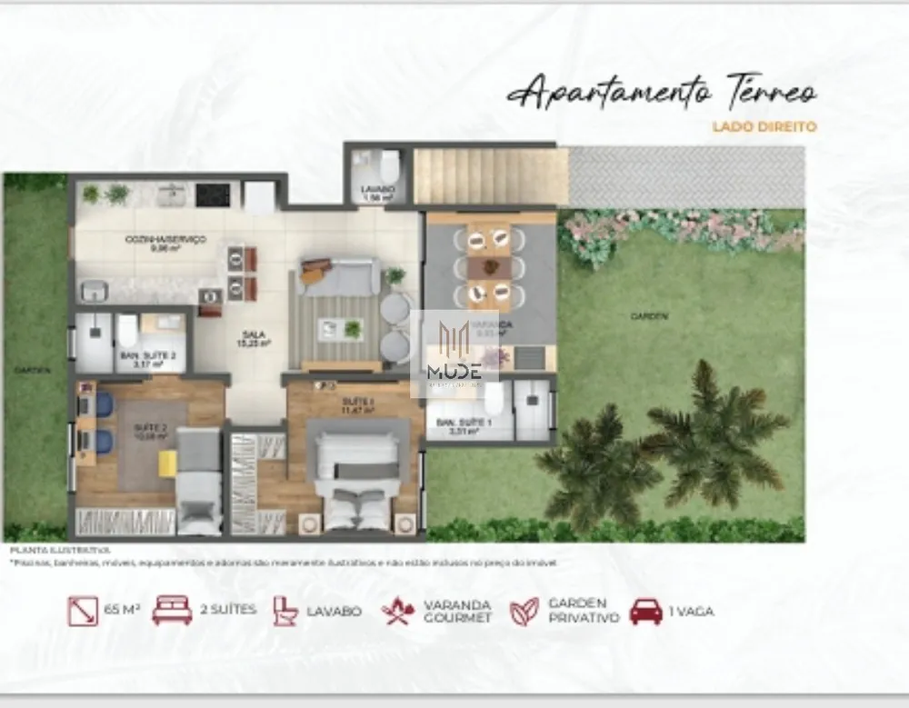 Apartamento, 2 quartos, 69 m² - Foto 3
