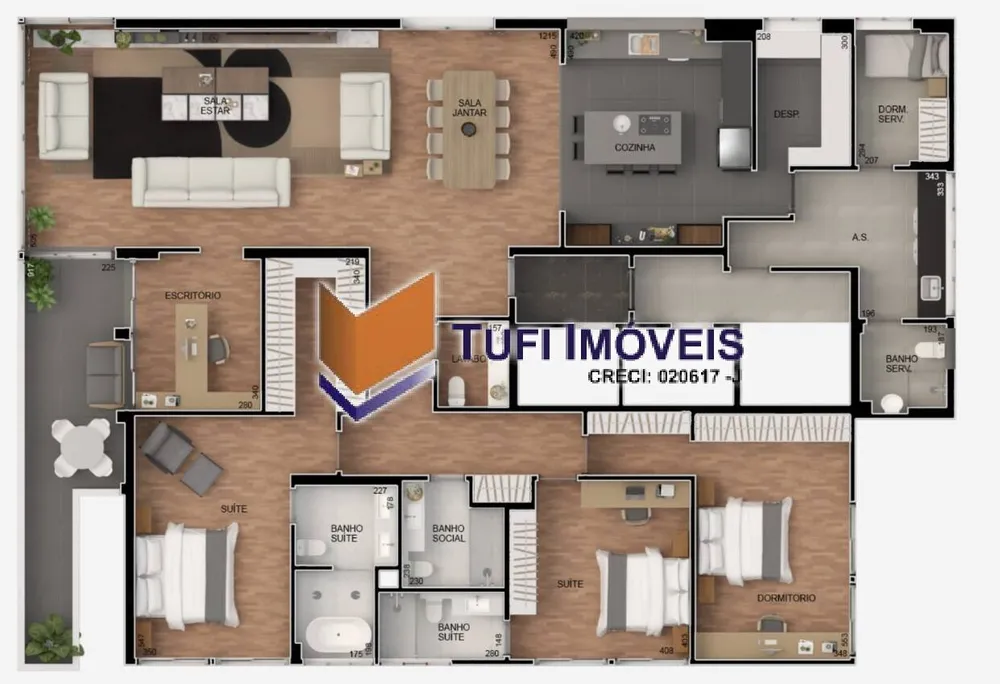 Apartamento, 3 quartos, 270 m² - Foto 9