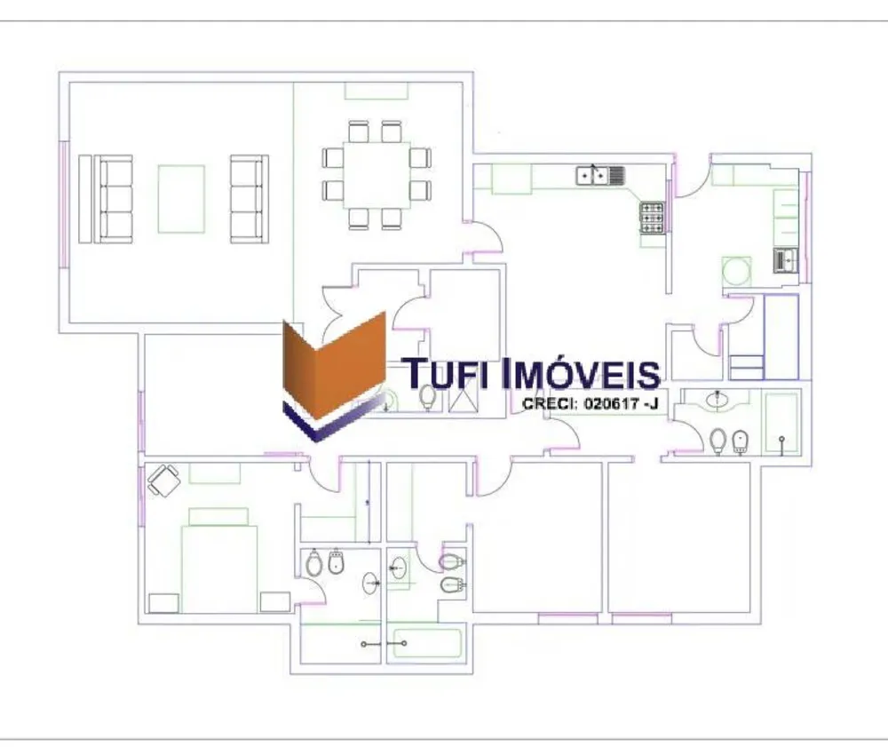 Apartamento, 4 quartos, 211 m² - Foto 2