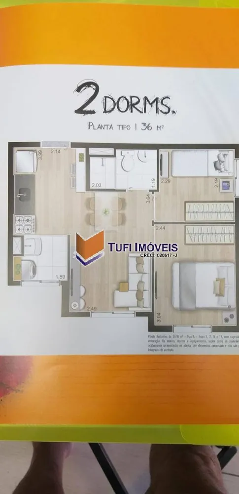 Apartamento, 2 quartos, 36 m² - Foto 4