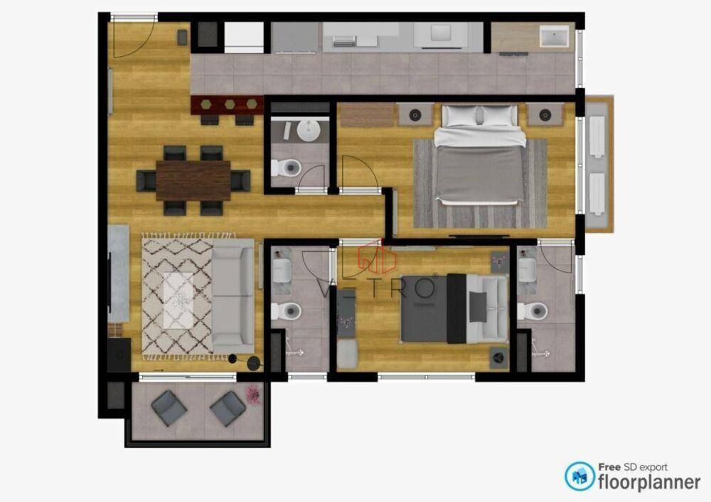 Apartamento, 2 quartos, 79 m² - Foto 6
