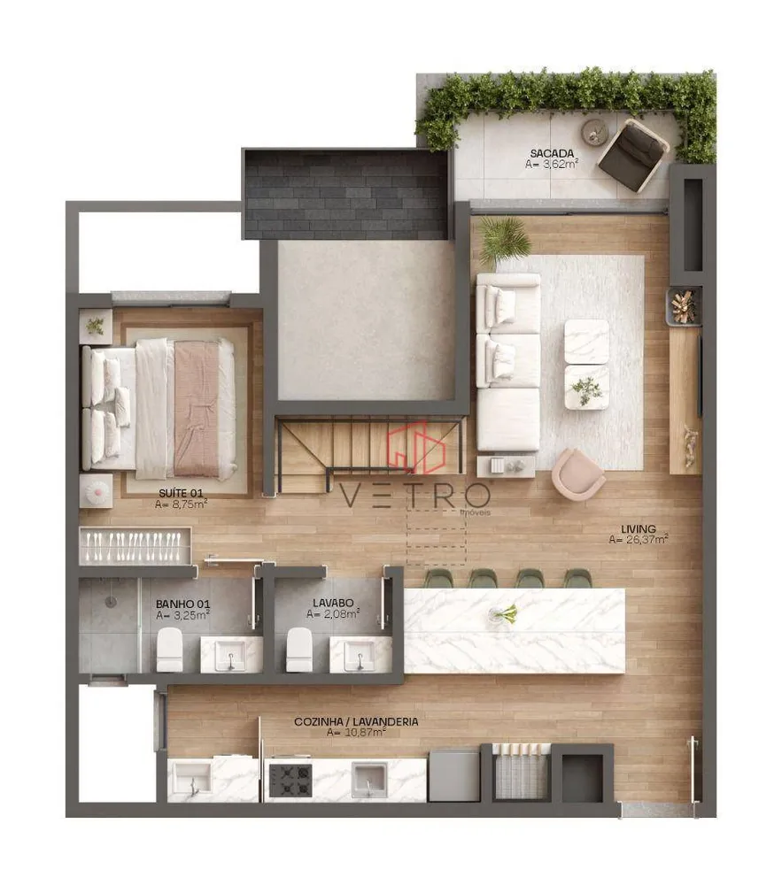 Apartamento, 2 quartos, 152 m² - Foto 11
