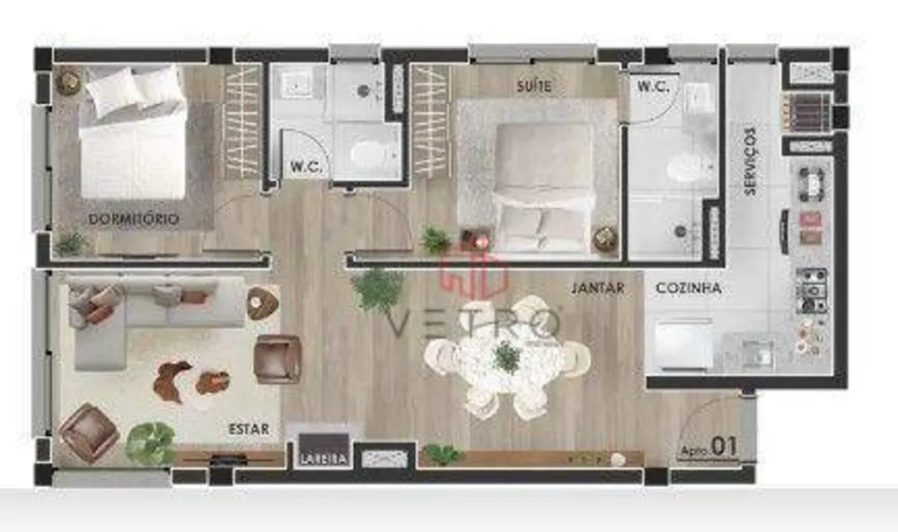Apartamento, 2 quartos, 82 m² - Foto 5