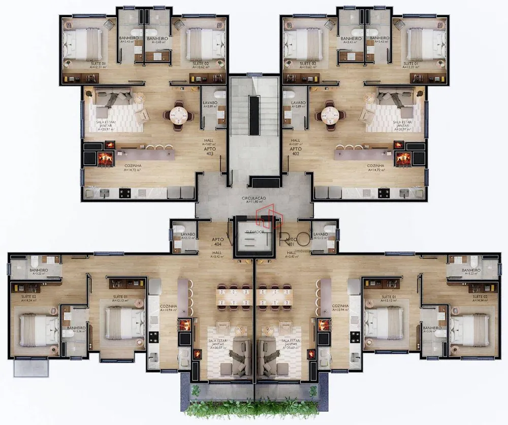 Apartamento, 2 quartos, 110 m² - Foto 8