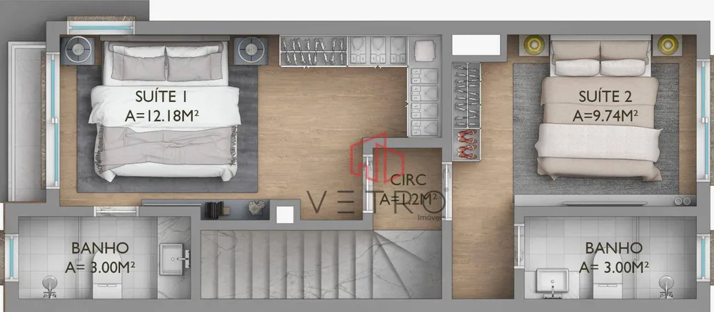 Casa de Condomínio, 2 quartos - Foto 7