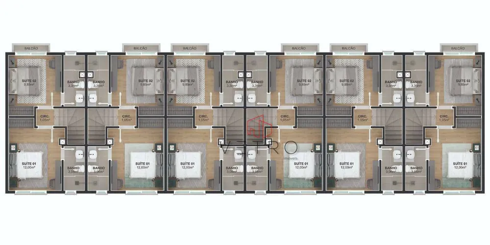 Casa de Condomínio, 2 quartos - Foto 4