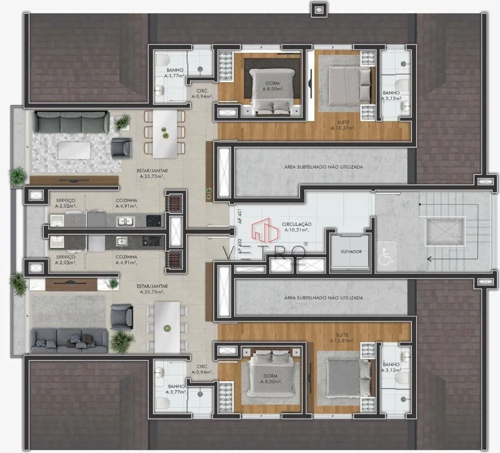 Apartamento, 2 quartos, 78 m² - Foto 7