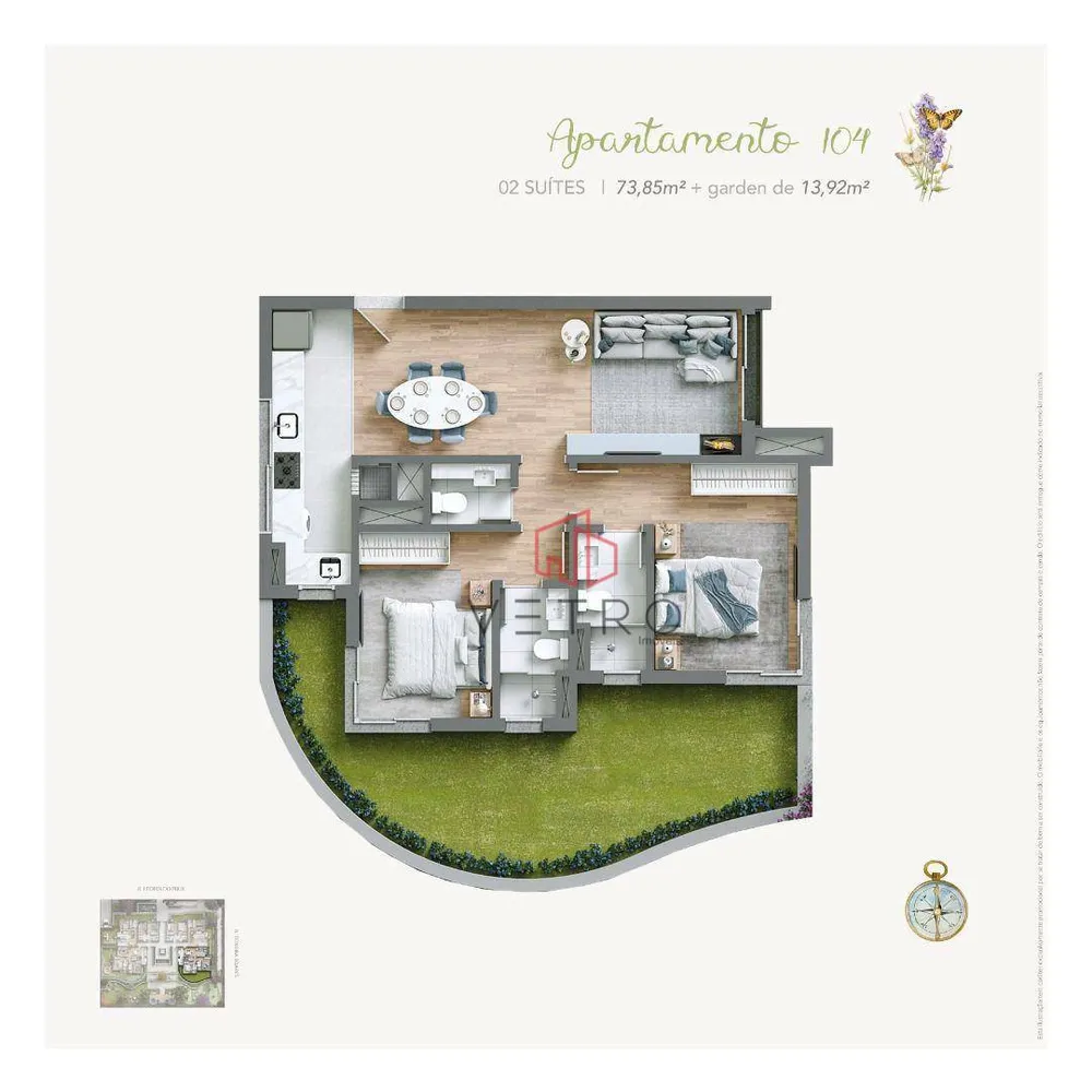Apartamento, 2 quartos, 101 m² - Foto 6