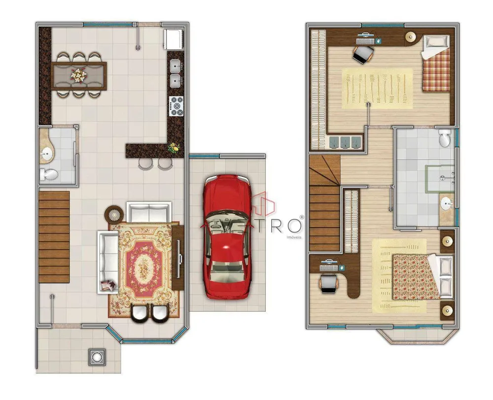 Casa de Condomínio, 2 quartos - Foto 4