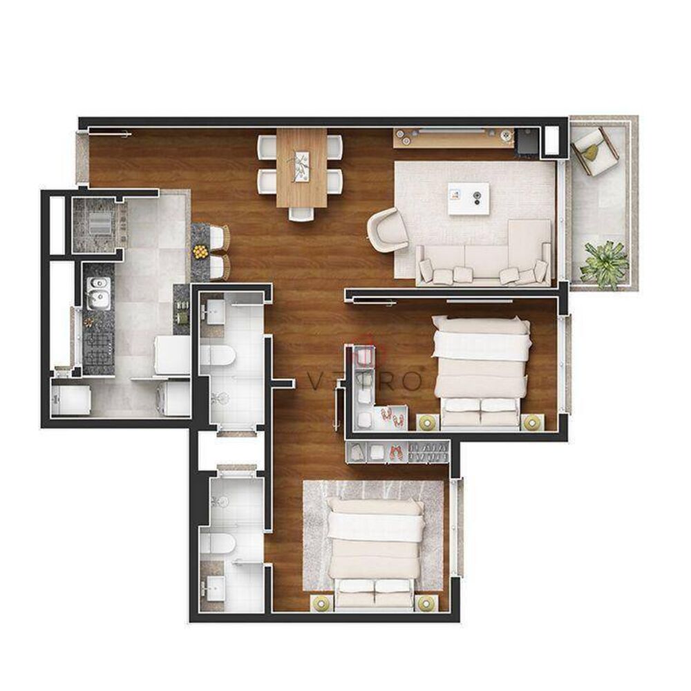 Apartamento, 2 quartos, 87 m² - Foto 7