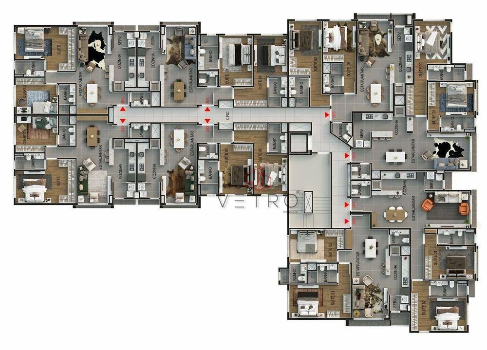 Apartamento à venda com 2 quartos, 93m² - Foto 6