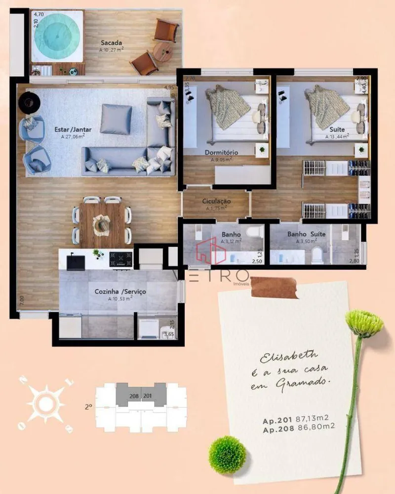 Apartamento, 2 quartos, 165 m² - Foto 6