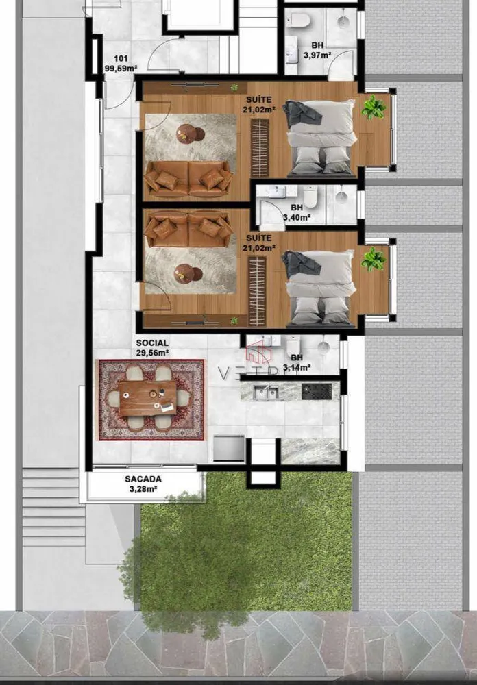 Apartamento, 2 quartos, 146 m² - Foto 5