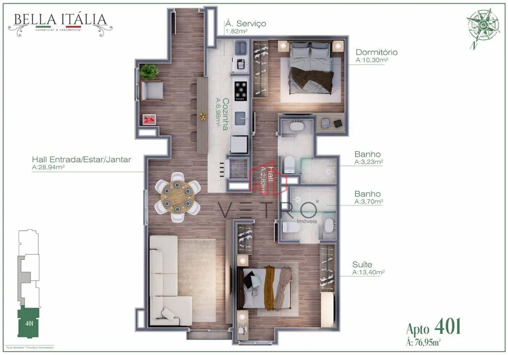 Apartamento, 2 quartos, 89 m² - Foto 5