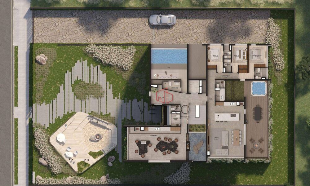 Apartamento à venda com 3 quartos, 219m² - Foto 2